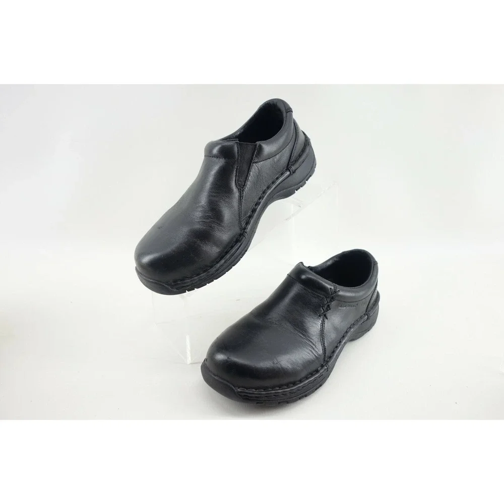 Red Wing 2321 Black‎ Leather Steel Toe SD Non Slip Work Loafers Womens Size 6 D